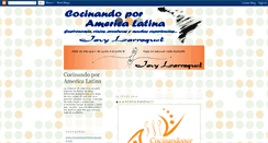 Desktop Screenshot of cocinandoporamericalatina.blogspot.com