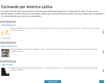 Tablet Screenshot of cocinandoporamericalatina.blogspot.com