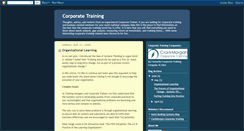 Desktop Screenshot of corporatetrainingnews.blogspot.com