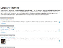 Tablet Screenshot of corporatetrainingnews.blogspot.com