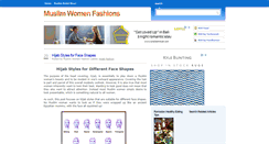 Desktop Screenshot of muslimwomenfashions.blogspot.com