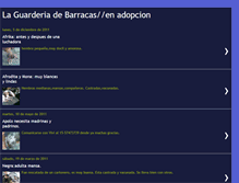 Tablet Screenshot of laguarderiadebarracasenadopcion.blogspot.com