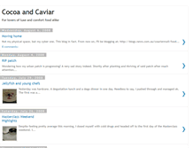 Tablet Screenshot of cocoaandcaviar.blogspot.com