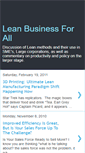 Mobile Screenshot of leanbusinessforall.blogspot.com