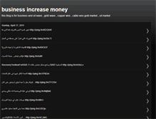 Tablet Screenshot of business-increase-money-forex.blogspot.com