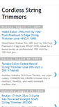 Mobile Screenshot of cordless-string-trimmers.blogspot.com
