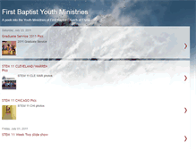 Tablet Screenshot of firstbaptistyouth.blogspot.com