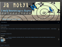 Tablet Screenshot of ja-motyl.blogspot.com