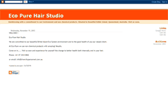 Desktop Screenshot of ecopurehairstudio.blogspot.com