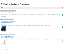 Tablet Screenshot of antiaging-systems-products.blogspot.com