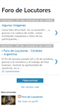 Mobile Screenshot of forodelocutores.blogspot.com