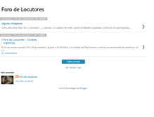 Tablet Screenshot of forodelocutores.blogspot.com