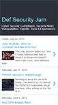 Mobile Screenshot of defsecurityjam.blogspot.com