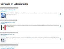 Tablet Screenshot of comercioenlatinoamerica.blogspot.com