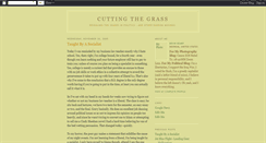 Desktop Screenshot of cuttingthegrass.blogspot.com