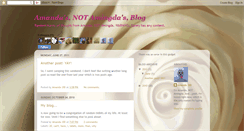 Desktop Screenshot of amandanotamingda.blogspot.com