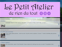 Tablet Screenshot of lepetitatelierderiendutout.blogspot.com