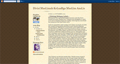 Desktop Screenshot of divisimuslimah.blogspot.com