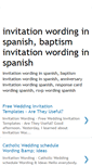Mobile Screenshot of invitationwordinginspanish.blogspot.com