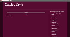 Desktop Screenshot of dawleystyle.blogspot.com