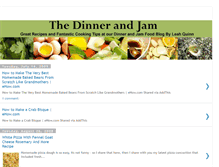 Tablet Screenshot of dinner-and-jam.blogspot.com