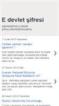 Mobile Screenshot of edevletsifresi.blogspot.com