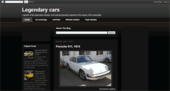 Desktop Screenshot of cult-legends-the-world-of-cars.blogspot.com