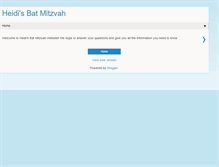 Tablet Screenshot of davidfamilybarmitzvah.blogspot.com