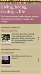Mobile Screenshot of livinglovingtastinglife.blogspot.com