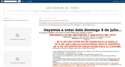 Desktop Screenshot of anulemoselvoto.blogspot.com