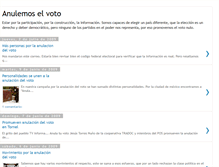 Tablet Screenshot of anulemoselvoto.blogspot.com