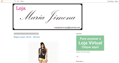 Desktop Screenshot of lojamariajimena.blogspot.com