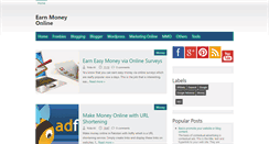 Desktop Screenshot of makemoneyonlineideas360.blogspot.com