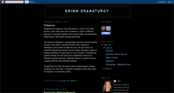 Desktop Screenshot of grimmdramaturgy.blogspot.com