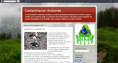 Desktop Screenshot of contaminacionambiental-globa.blogspot.com
