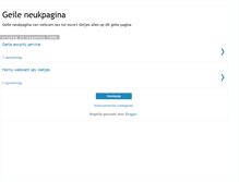 Tablet Screenshot of geile-neukpagina.blogspot.com