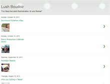 Tablet Screenshot of lushboudoirphotography.blogspot.com