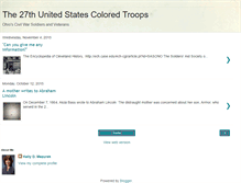 Tablet Screenshot of 27usct.blogspot.com