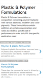 Mobile Screenshot of plastic-polymer-formulations.blogspot.com