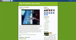 Desktop Screenshot of jegvilforandreminverden.blogspot.com