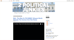 Desktop Screenshot of 2politicaljunkies.blogspot.com