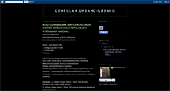 Desktop Screenshot of kumpulanundang-undang.blogspot.com