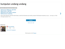 Tablet Screenshot of kumpulanundang-undang.blogspot.com