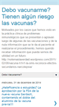 Mobile Screenshot of debovacunarme.blogspot.com