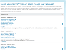 Tablet Screenshot of debovacunarme.blogspot.com