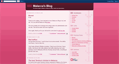 Desktop Screenshot of malaccablogs.blogspot.com