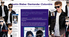 Desktop Screenshot of justinbiebersantandercolombia.blogspot.com