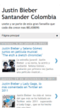 Mobile Screenshot of justinbiebersantandercolombia.blogspot.com