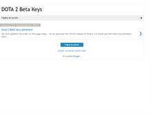 Tablet Screenshot of dota2betakeysgen.blogspot.com