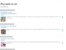 Tablet Screenshot of plusbellelavieblog.blogspot.com